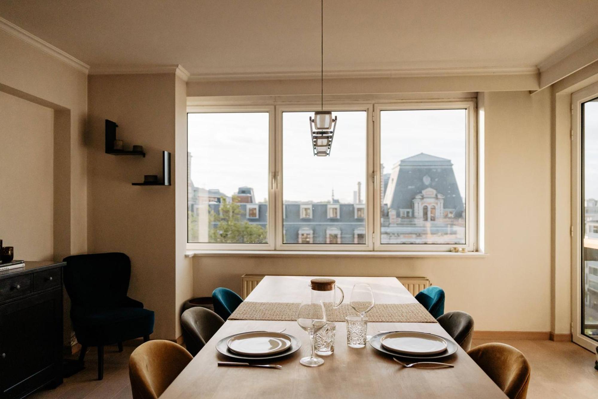 Zonnig Appartement Met Prachtig Uitzicht Op A+Locatie Antwerpen Bagian luar foto