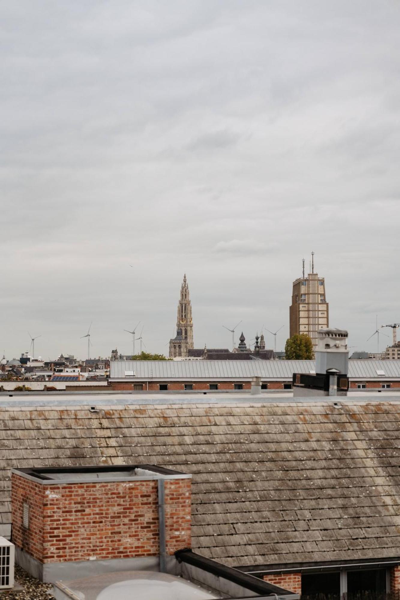Zonnig Appartement Met Prachtig Uitzicht Op A+Locatie Antwerpen Bagian luar foto